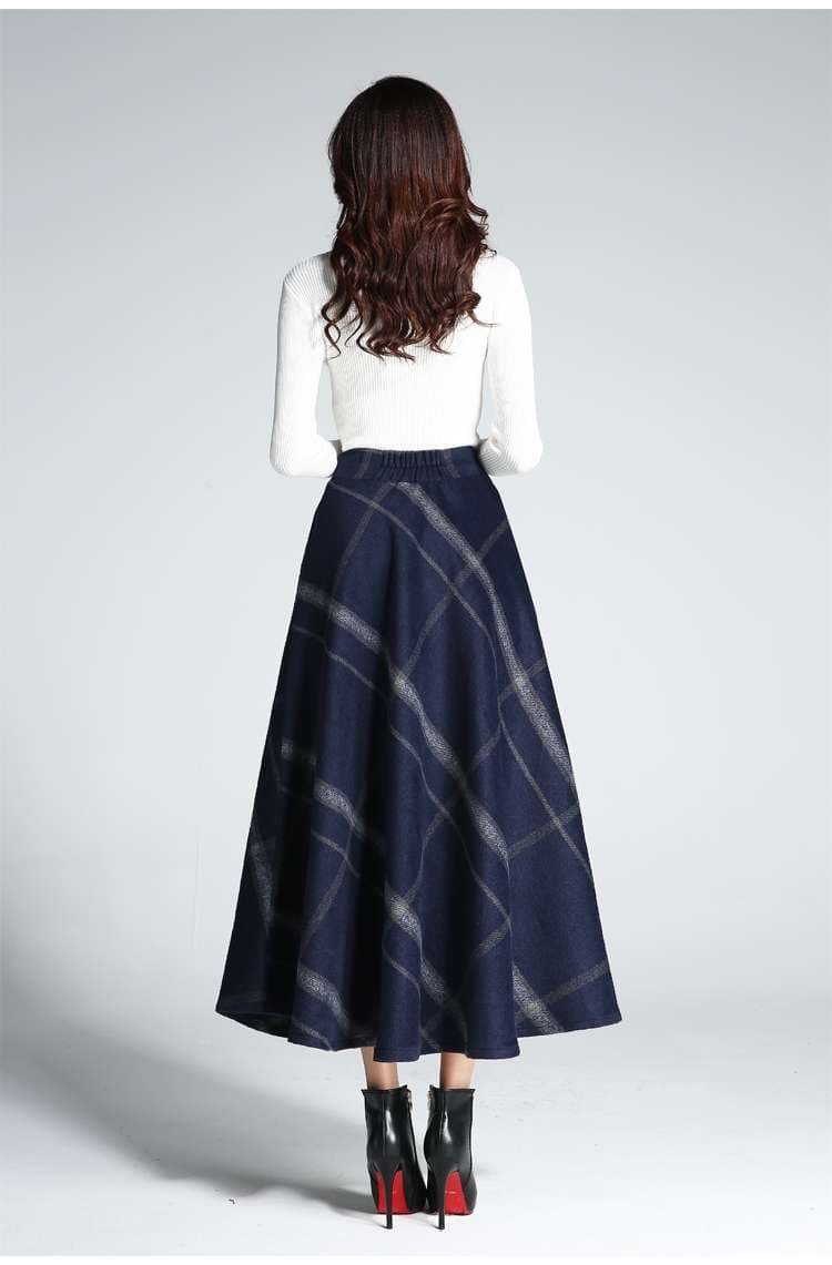 クラシック プリーツ チェックスカート