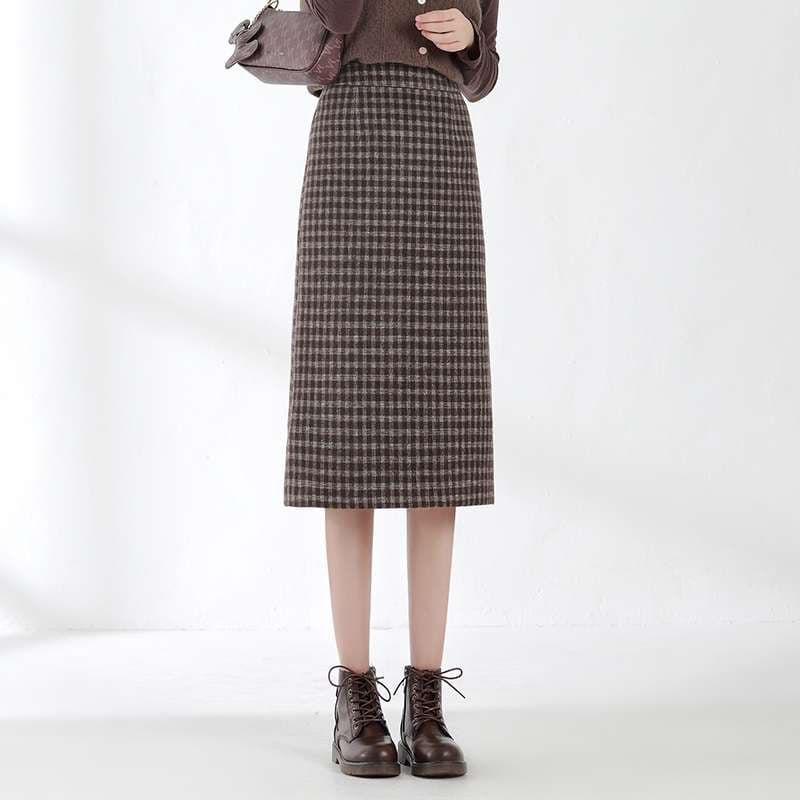 クラシカルチェックスカート