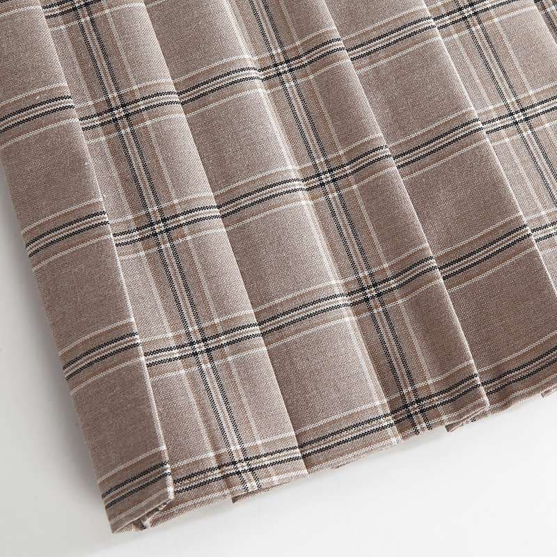 クラシカルプリーツチェックスカート