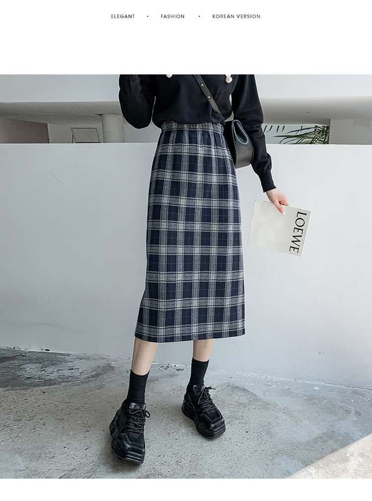 クラシカルチェックスカート