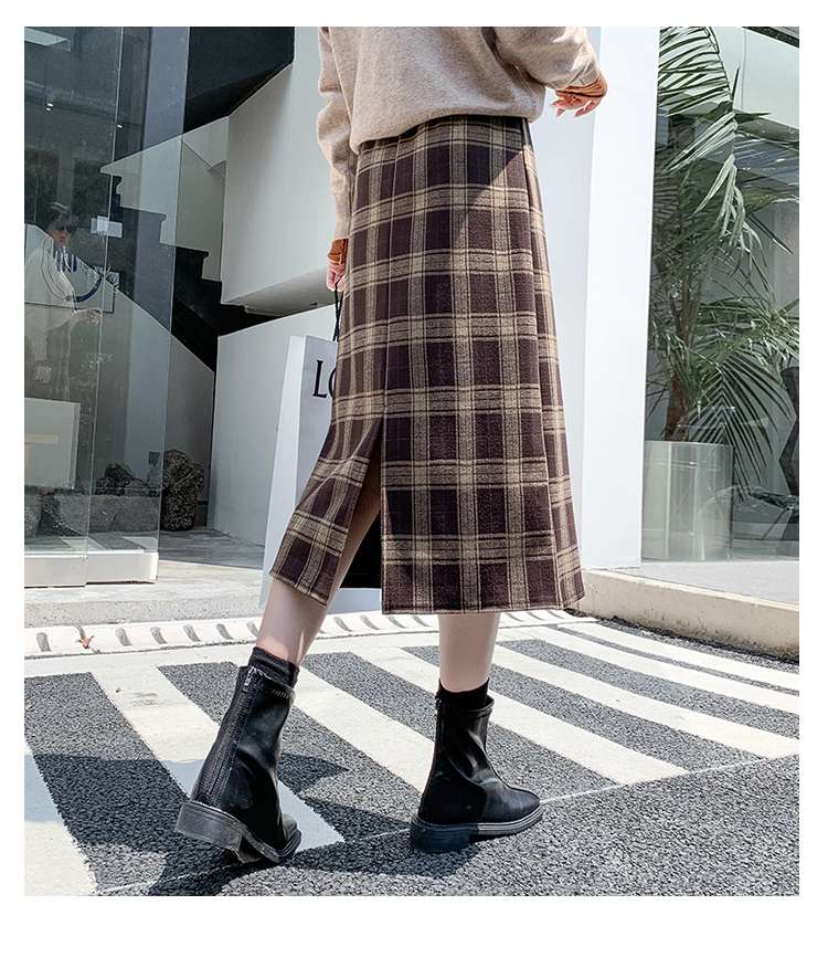 クラシカルチェックスカート