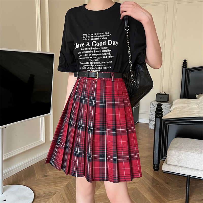プリーツチェックスカート クラシカル制服風
