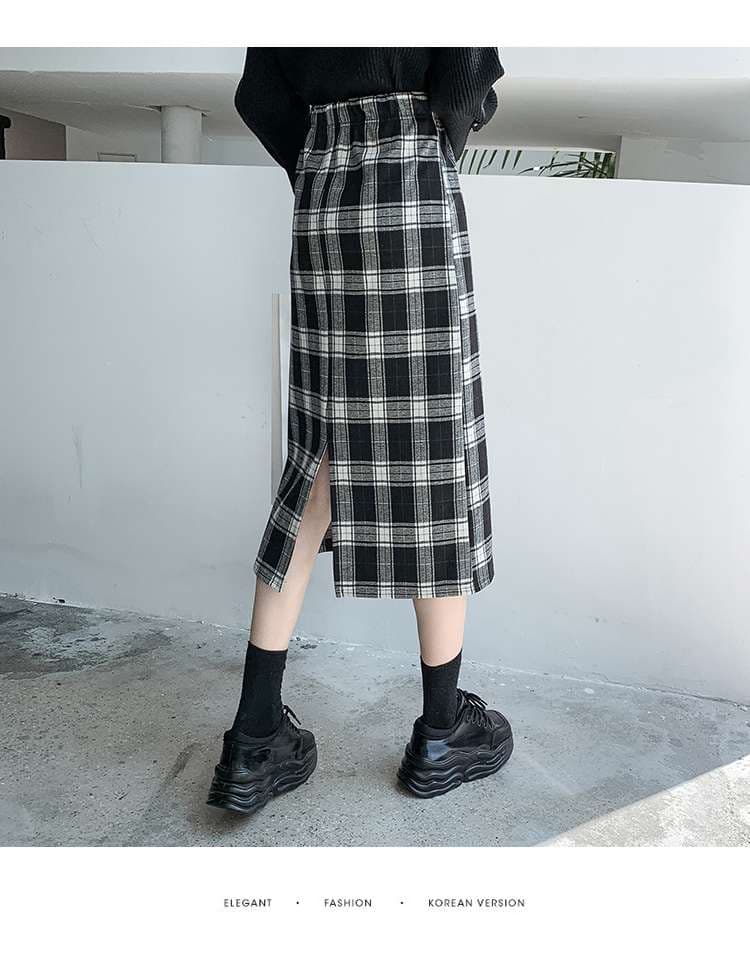 クラシカルチェックスカート