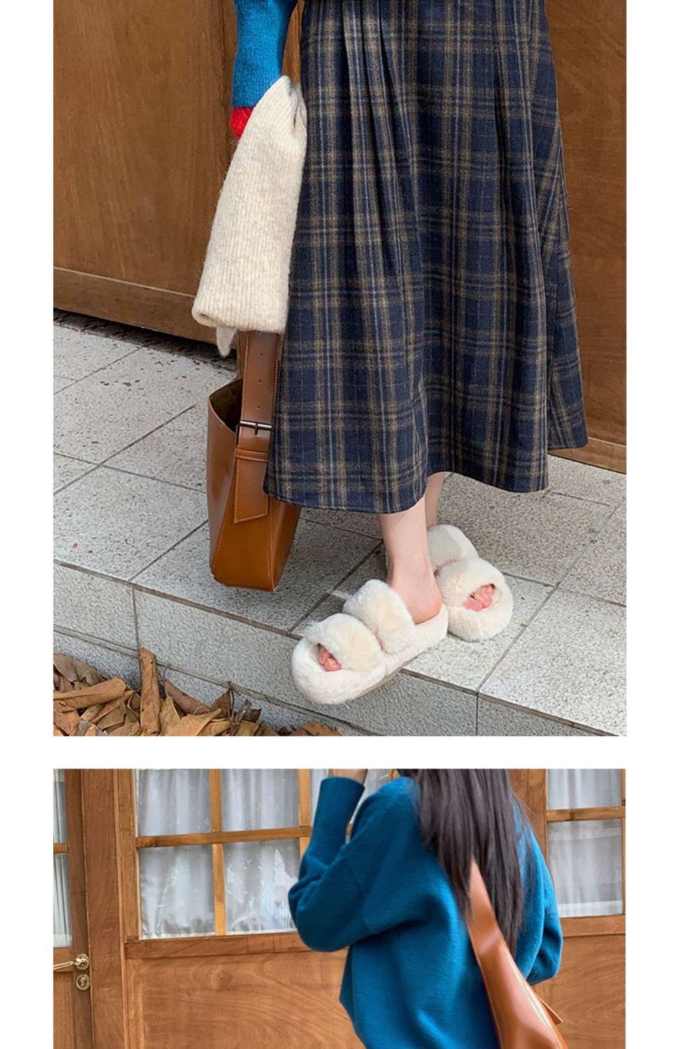 伝統柄織り レトロチェックスカート